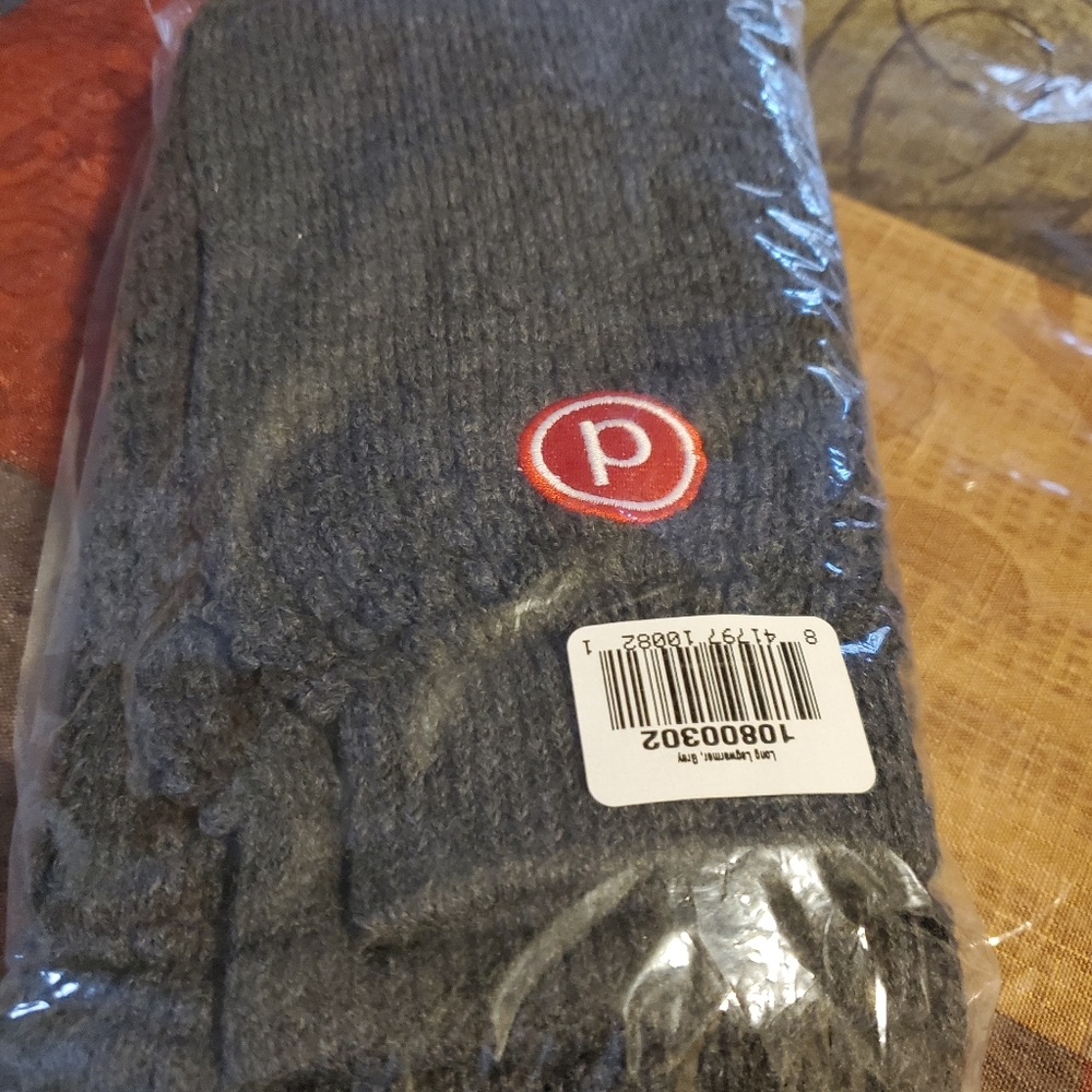 Knit legwarmers . They go up to the knee's..